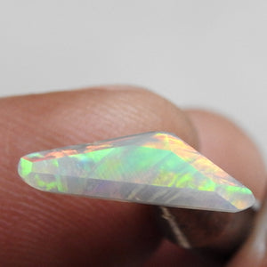 Made to Order Ring with Solid Lightning Ridge Multi-Color Opal