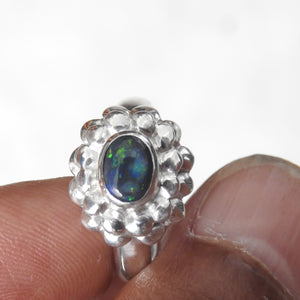 BLACK OPAL RING