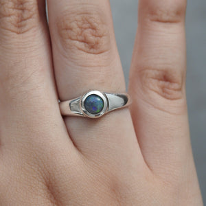 BLACK OPAL RING