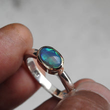 Load image into Gallery viewer, BLACK OPAL RING