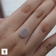 Load image into Gallery viewer, Made to Order Ring with Solid Lightning Ridge Multi-Color Opal