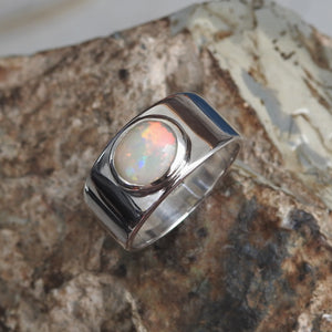 COOBER PEDY OPAL RING