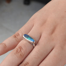 Load image into Gallery viewer, AUSTRALIAN BLACK OPAL RING