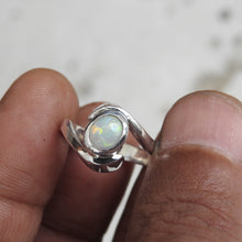 Load image into Gallery viewer, Natural Lightning Ridge Solid Opal Ring