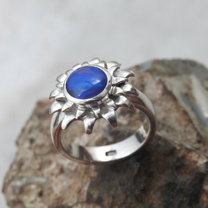 AUSTRALIAN BLACK OPAL RING