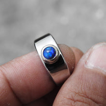 Load image into Gallery viewer, AUSTRALIAN BLACK OPAL RING