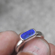 Load image into Gallery viewer, AUSTRALIAN BLACK OPAL RING