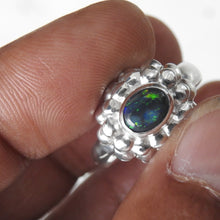 Load image into Gallery viewer, BLACK OPAL RING