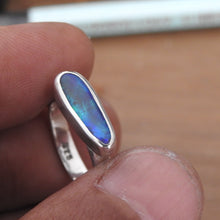 Load image into Gallery viewer, AUSTRALIAN BLACK OPAL RING