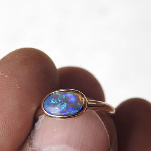 AUSTRALIAN BLACK CRYSTAL OPAL