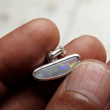 Load image into Gallery viewer, Solid Lightning Ridge Natural Opal Pendant Necklace