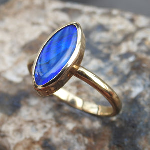 BLACK OPAL RING