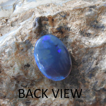 Load image into Gallery viewer, Solid Natural Black Opal from Lightning Ridge with Blue Green Colors.