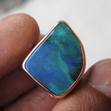 Load image into Gallery viewer, BLACK OPAL RING