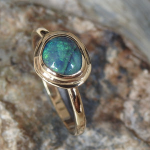 BLACK OPAL RING