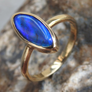 BLACK OPAL RING