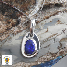 Load image into Gallery viewer, BLACK OPAL PENDANT