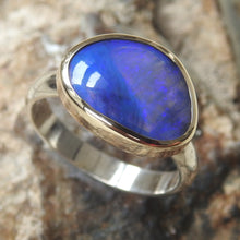 Load image into Gallery viewer, BLACK OPAL RING