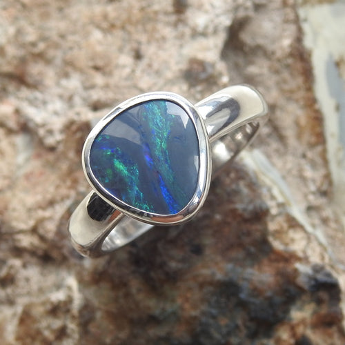 BLACK OPAL RING