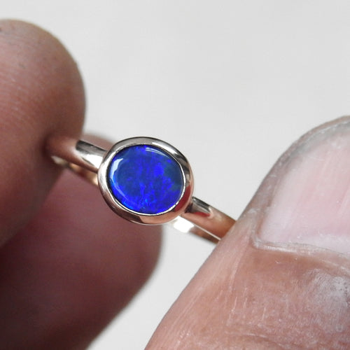 BLACK OPAL RING