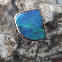 Load image into Gallery viewer, BLACK OPAL RING