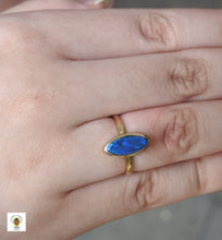 Load image into Gallery viewer, BLACK OPAL RING