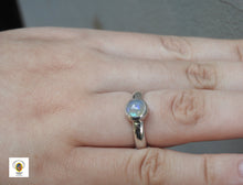 Load image into Gallery viewer, Solid Lightning Ridge Opal Sterling Silver Ring