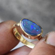 Load image into Gallery viewer, BLACK OPAL RING