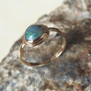 BLACK OPAL RING