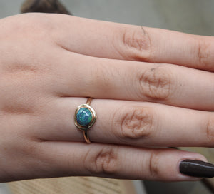 BLACK OPAL RING