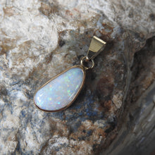 Load image into Gallery viewer, Mintabie Solid White Opal Pendant