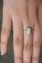 Load image into Gallery viewer, Mintabie Solid White Opal Ring