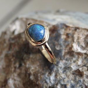 BLACK OPAL RING