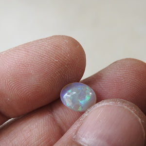 Lightning Ridge Solid Opal with Green Blue Colors.