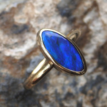 Load image into Gallery viewer, BLACK OPAL RING