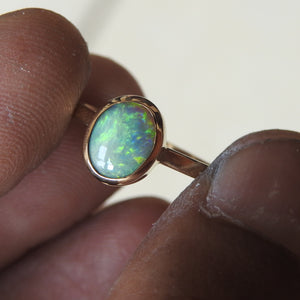 AUSTRALIAN OPAL RING