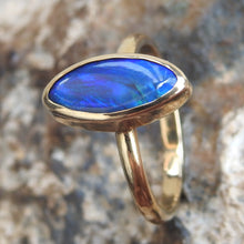 Load image into Gallery viewer, BLACK OPAL RING