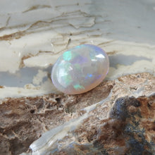 Load image into Gallery viewer, Lightning Ridge Solid Opal with Green Blue Colors.