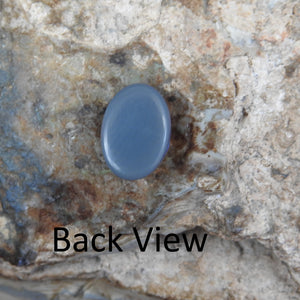 Lightning Ridge Solid Black Opal with Blue Color