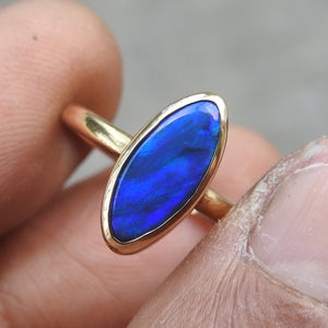 BLACK OPAL RING