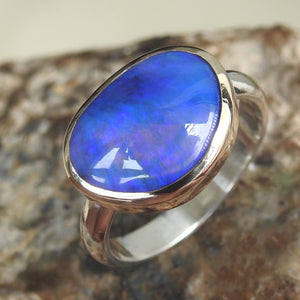 BLACK OPAL RING