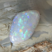 Load image into Gallery viewer, Australian Mintabie Solid Opal with Multi-Color Fires.