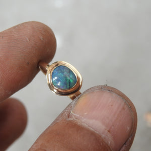 BLACK OPAL RING